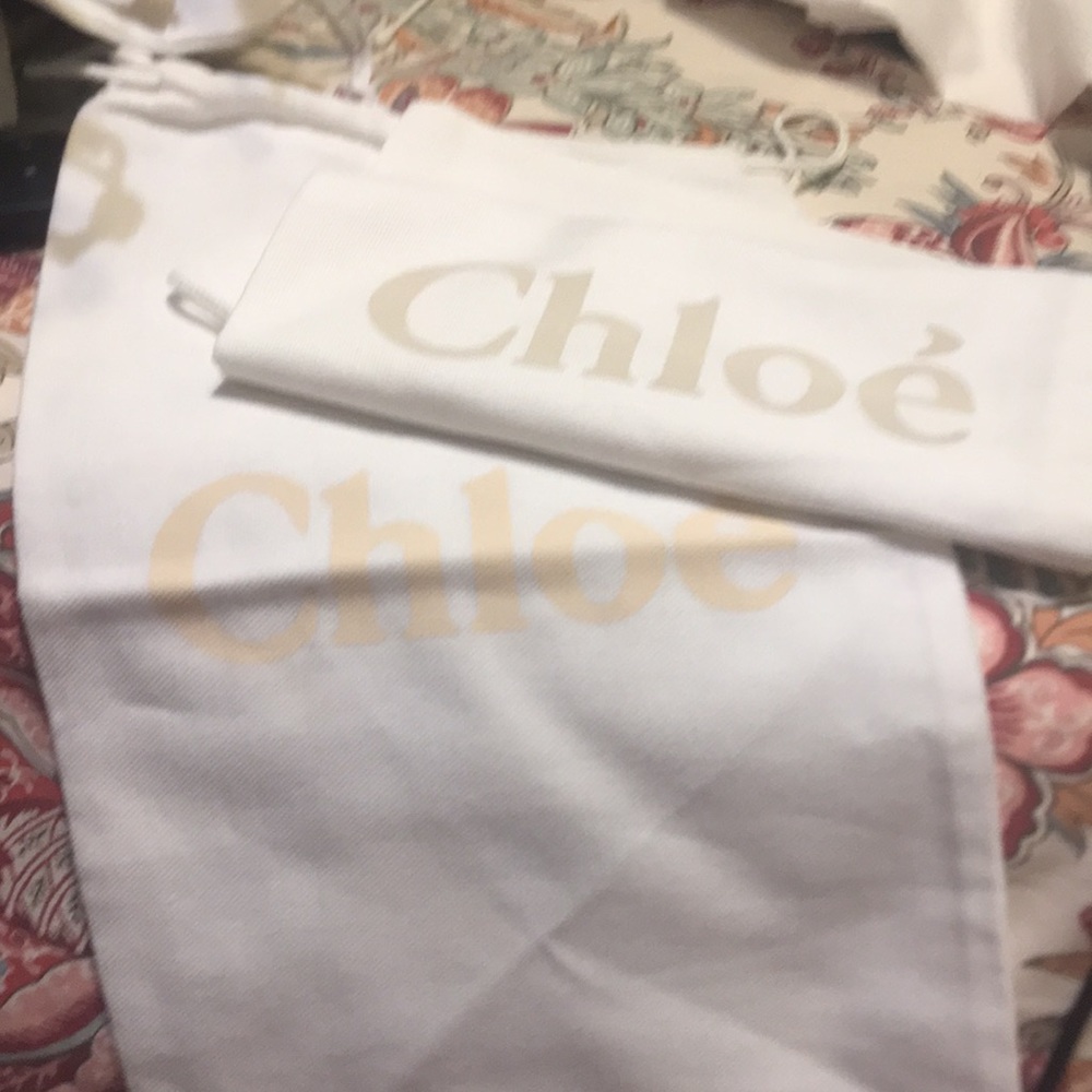 Pair of Chloe dust bags